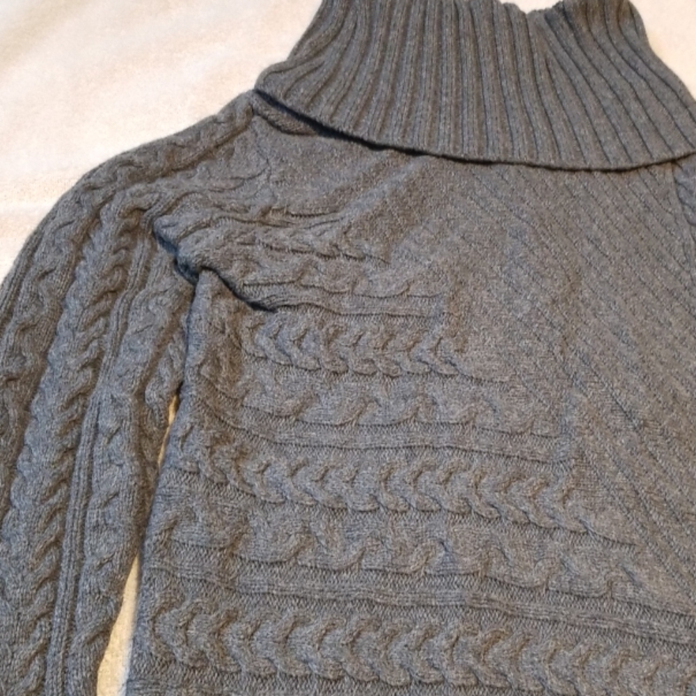 LL Bean cable knit sweater